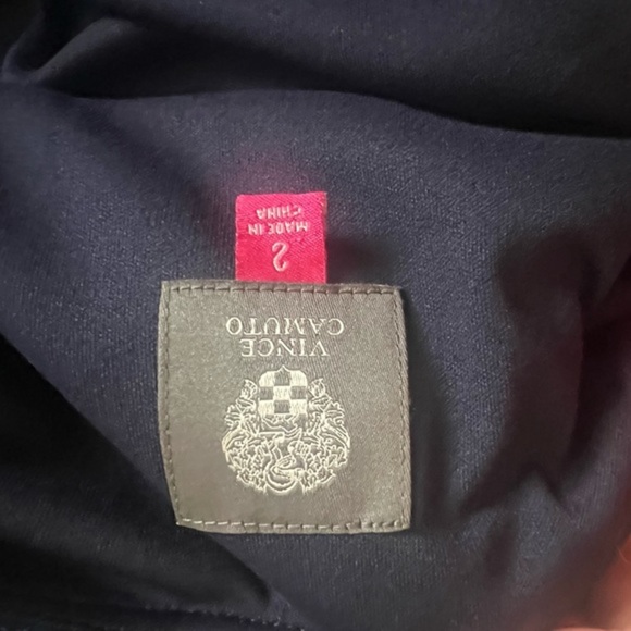 Vince Camuto dress sequin metallic blue Animal print sheath long sleeve party - Picture 5 of 5